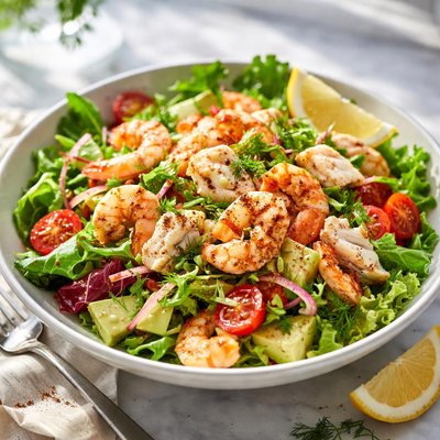 Image of Crab Meat Shrimp Salad