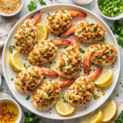 Image of Crab Meat Stuffed Shrimp