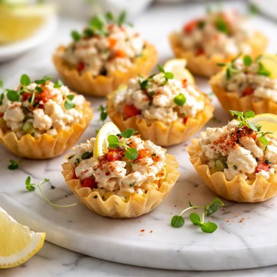 Image of Crab Phyllo Cup Tartlets