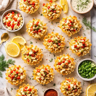 Image of Crab Phyllo Tarts