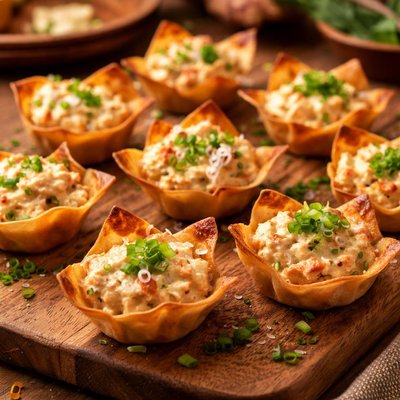 Image of Crab Rangoon Wonton Cups