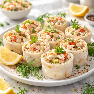 Image of Crab Salad Roll Ups