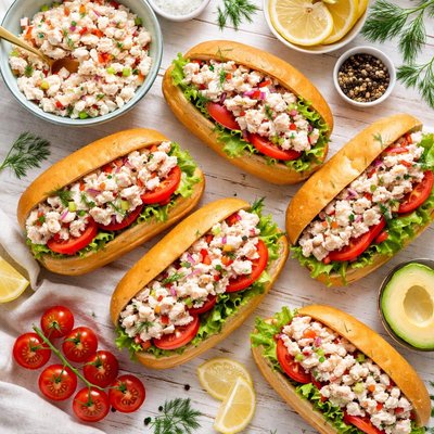 Image of Crab Salad Sandwiches
