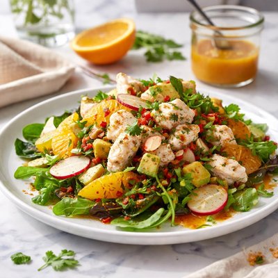 Image of Crab Salad with Orange Spice Dressing