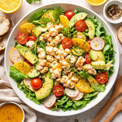 Image of Crab Salad with Orange Vinaigrette