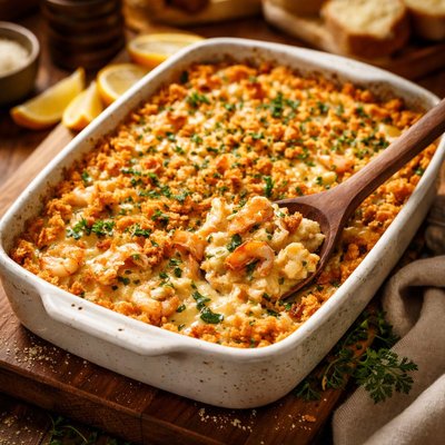Image of Crab Shrimp Casserole