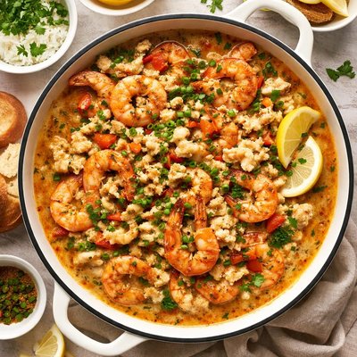 Image of Crab Smothered Shrimp