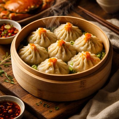 Image of Crab Soup Dumplings Dim Sum