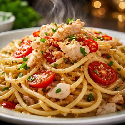 Image of Crab Spaghetti