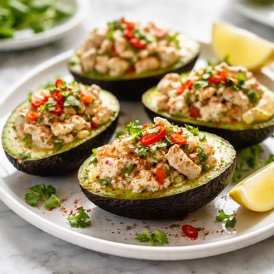 Image of Crab Stuffed Avocado