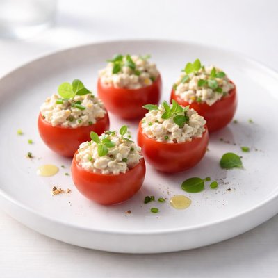 Image of Crab Stuffed Cherry Tomatoes