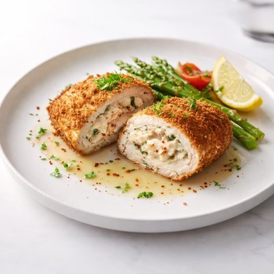 Image of Crab Stuffed Crumbed Chicken