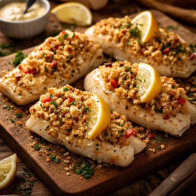 Image of Crab Stuffed Fish Fillets