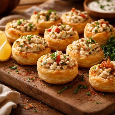 Image of Crab Stuffed Mini Puffs
