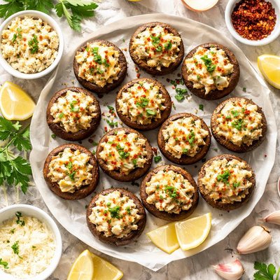 Image of Crab Stuffed Mushrooms