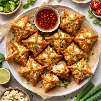 Image of Crabby Cream Cheese Wontons Crab Rangoon