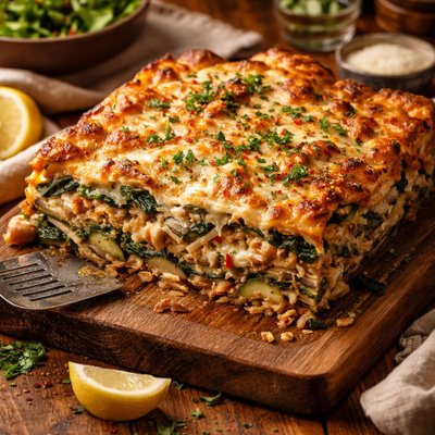 Image of Crabby Veggie Bake It Like Lasagna