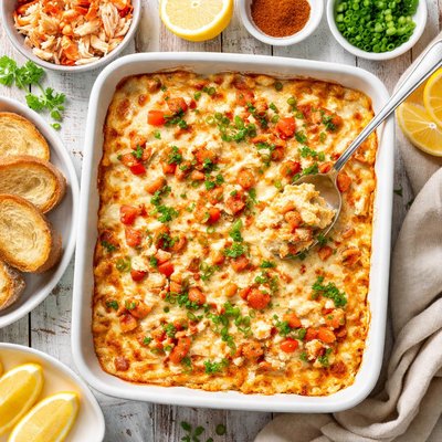 Image of Crabmeat and Cream Cheese Bake