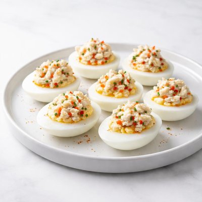 Image of Crabmeat Deviled Eggs