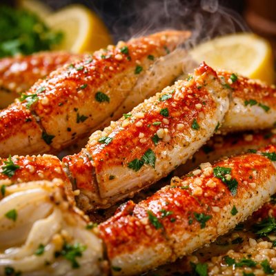 Image of Crabs Garlic Butter Baked Crab Legs