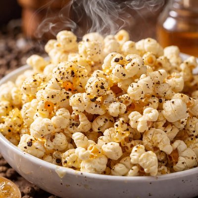 Image of Cracked Pepper and Honey Butter Popcorn
