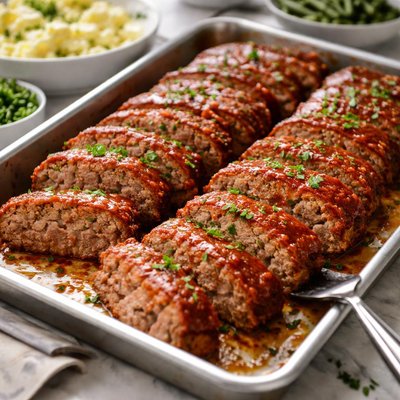 Image of Cracker Barrel Meatloaf for a Large Crowd
