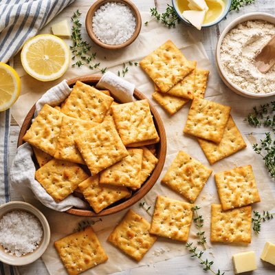 Image of Crackers Just Like Saltines Homemade