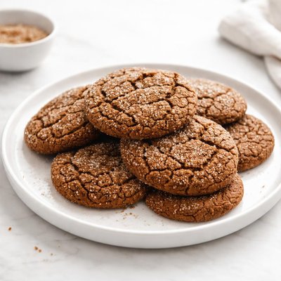 Image of Crackle Top Molasses Cookies