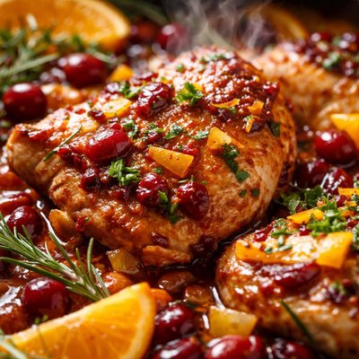 Image of Cran Raspberry Orange Dump Chicken