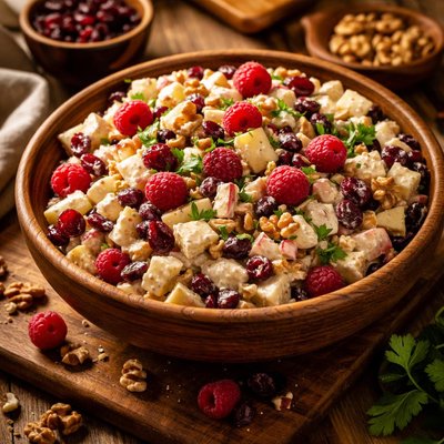 Image of Cran Raspberry Waldorf Salad