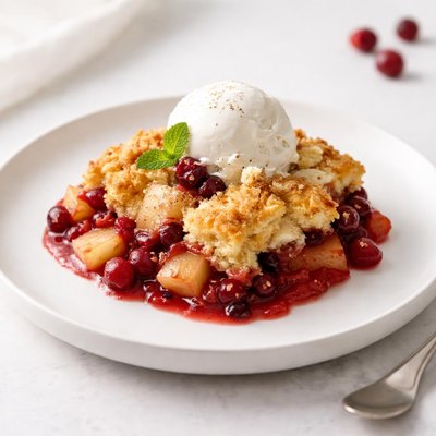 Image of Cranberry and Apple Cobbler