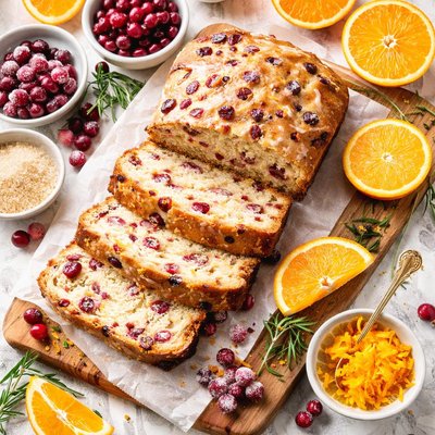 Image of Cranberry and Orange Bread