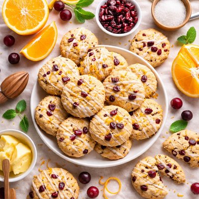 Image of Cranberry and Orange Cookies