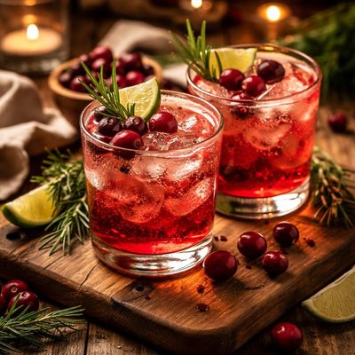 Image of Cranberry and Vodka Sparkle
