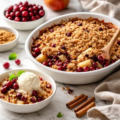 Image of Cranberry Apple Crumble