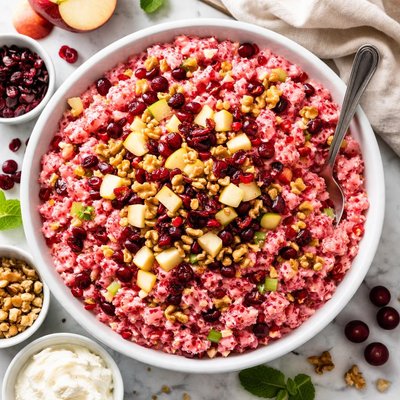Image of Cranberry Apple Waldorf Gelatin Salad