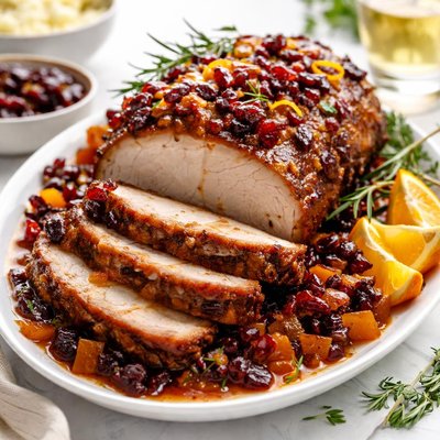 Image of Cranberry Apricot Pork Roast