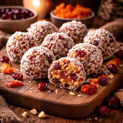 Image of Cranberry Apricot Truffles