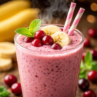 Image of Cranberry Banana Breakfast Drink