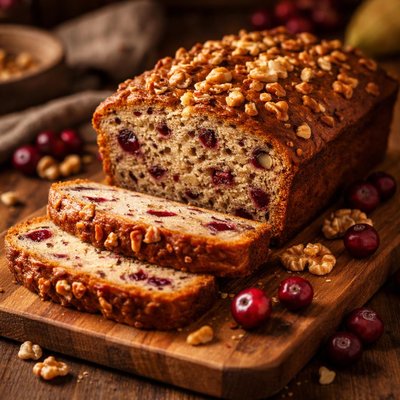 Image of Cranberry Banana Nut Bread