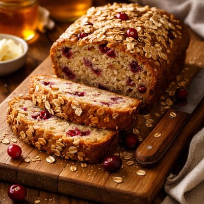 Image of Cranberry Banana Oat Bread
