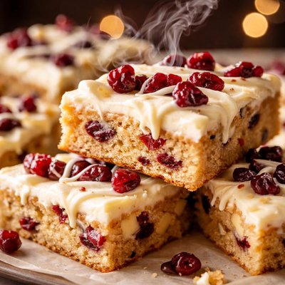 Image of Cranberry Bliss Bars Starbucks Copycat