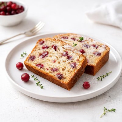 Image of Vegan Cranberry Bread
