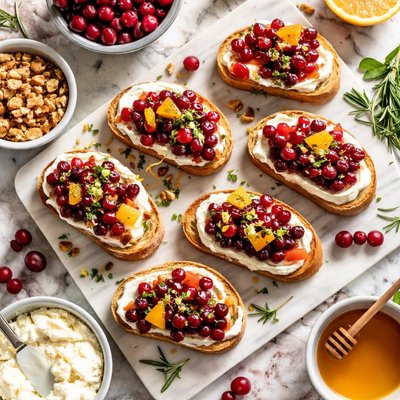 Image of Cranberry Bruschetta