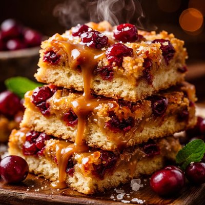 Image of Cranberry Caramel Bars