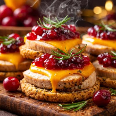 Image of Cranberry Cheddar Turkey Snacks