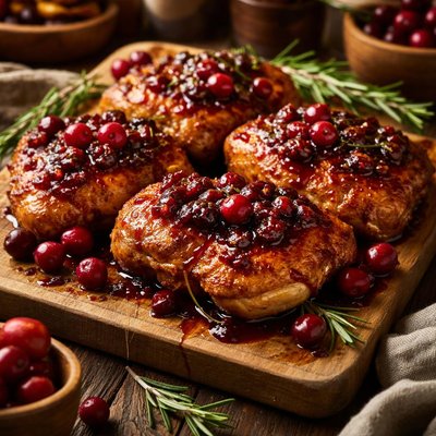 Image of Cranberry Chicken or Pork
