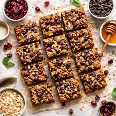 Image of Cranberry Chocolate Oat Bars