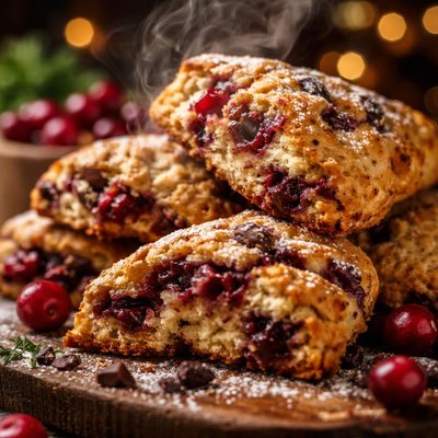 Image of Cranberry Chocolate Scones