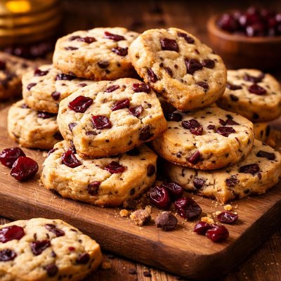 Image of Cranberry Chocolate Shortbread
